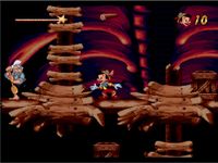 une photo d'Ã©cran de Disney s Pinocchio sur Sega Megadrive